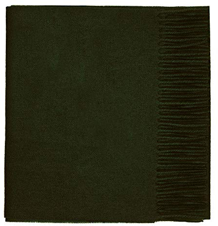 Lona Scott Schal aus reiner Lammwolle, olive, One size