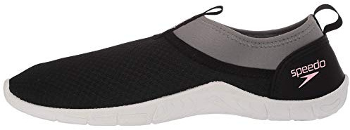 Speedo Women's Water Shoe Tidal Cruiser, Black/Pink, 7