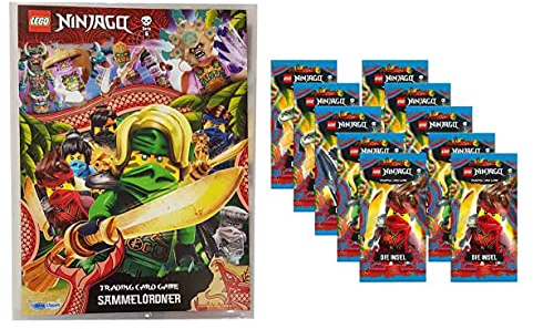 Blue Ocean Lego® Ninjago™ Trading Cards Serie 6 DIE Insel - 1 Leere Sammelmappe + 10 Booster