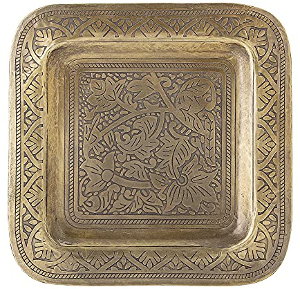 Bloomingville Tablett Collo, messingfarben, Eisen