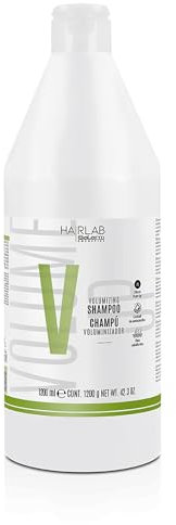 SALERM - Champú Volumen - Hair Lab - 1200 ml - con Cafeína Energizante - para Cabellos Finos y sin Volumen - Aporta Cuerpo y Textura al Cabello - Limpieza Suave - sin Parabenos