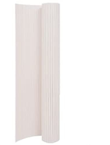 BaraSh Recinzione da Giardino a Doppio Lato 110x300 cm Bianca,Articoli di ferramenta,Barriere e recinzioni,Pannelli per recinzioni(SPU:317151)