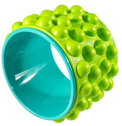 Yoga-Rad mit offenem Rücken, bequemes nacktes Yoga-Rad, Rückenbeugungs-Trainingsrad, zuverlässiges Yoga-Rad für Rückenbeugung, Dehnungsflexibilität