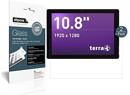 dipos I 2X Protection ecrán Mat Compatible avec Terra Pad 1004 (10,1 Pouce) Verre Souple Film Protecteur 9H