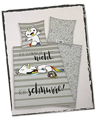 Pummel & Friends - Bettwäsche (135x200cm) - Purricorn (Renforcé)