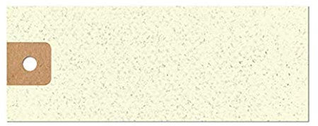 Anhänge-Etiketten V-100-40-250-100x40 mm - Offset-Karton 350g/m² - Lochstanzung 4 mm - optische Lochverstärkung - Vintage-Look - 250 Stück