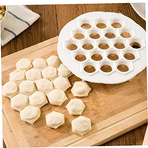 TOSSPER 1pc Plastic Dumpling Mold Dough Hand Press Mould 19 Holes Dumplings Making Machine Kitchen Pastry Tools 21 * 2cm