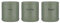 Price&Kensington ACCENTS Vorratsdosen, Kaffee, Tee und Zucker im 3er Set, salbei, 3 x 750 ml