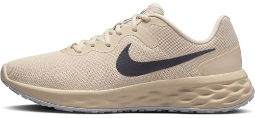 NIKE Men's Revolution 6 Nn Running Shoe, Oatmeal Gridiron Oxygen Purple, 8.5 UK