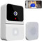 Wireless Video Doorbell, Smart Security WiFi Doorbell Camera with Cloud Storage, 2-Way Audio Real-Time Monitoring Suitable for Outdoor Entrance