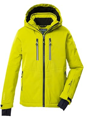 Killtec KSW 191 BYS 43474-000 Boys' Ski Jacket with Hood and Snow Guard Lime 140
