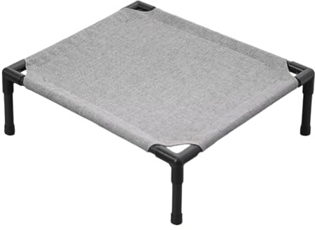FytStycale Cama Elevada para Mascotas con Estructura Ventilada Patas Antideslizantes Tela Oxford Lavable Y Hamaca Elevada Perros Pequeños Y Gatos E