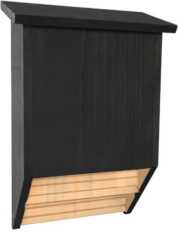 Chauve-Souris – Boîte d'habitat en Bois pour Nidification | Abri extérieur pour Cour, Ferme, Jardin, Patio, verger, pelouse, perchoir Naturel Anti-Insectes, hôtel en cèdre résistant aux intempéries