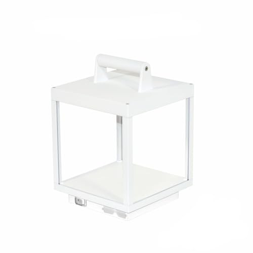 Beneito Faure Lanterna Visor Corten da Esterno IP65 - Lampada da Tavolo a Led in Alluminio a Batteria 5W 120° flusso luminoso di 460 lumen fino a 25h di Autonomia Codice 3931