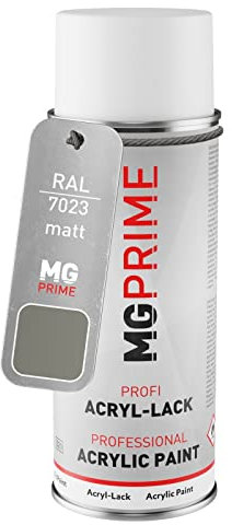 MG PRIME RAL 7023 Grigio calcestruzzo/Concrete grey Bomboletta spray 400 ml opaco asciugatura rapida