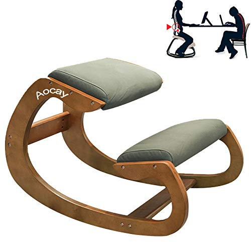 DBMGB Kniestuhl Ergonomisch Kniehocker Kniestuhl Büro Hocker für zu Hause und im Büro Sitzhocker Bürohocker Zur Verringerung von Starken Rücken- und Nackenschmerzen