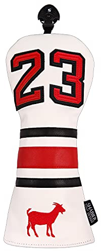 SHABIER Golf Sports Style Golfschlägerhaube, Headcover für Holz, für Taylormade M5 M6 Driver (Weiß 23 Fairway-Haube)