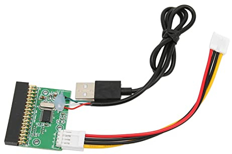 Demeras 1 44MB 3 5in Floppy Drive Connector, Durability Portable Practical Plug and Play Floppy Drive Connector for Motherboard