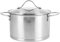 KARL HAUSMANN Edelstahl Topf - 1.9L - Ø 16 cm - Kochtopf Induktion für alle Herdarten Geeignet - Edelstahltopf mit Deckel - Suppentopf - Spaghettitopf - Stainless Steel Pot - Töpfe - Kochtöpfe