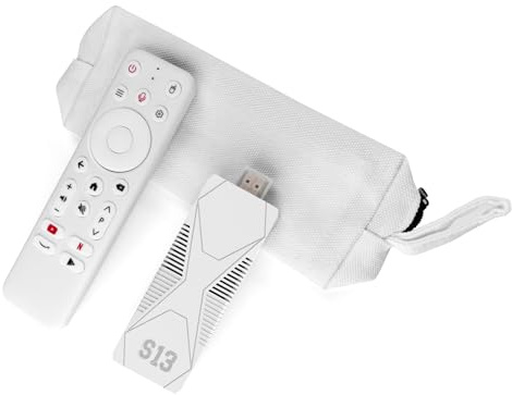 BOXPUT S13 Snap Android TV Stick 4K HDR, RK3518 Quad-Core | Android 14.0 | Mando a distancia por voz | Plug & Play