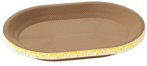Tapis À Gratter pour Chat, Grattoir Chat Carton Bol De Tapis À Gratter en Carton Grattoir À Chats Haute Densité pour Griffoirs Et Meubles