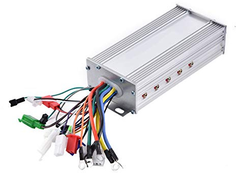36V 48V 1000W Electric Motor Controller, Aluminum Alloy Brushless Sine Controller for Electric Bike Scooter Bicycle and Spare Parts Ride