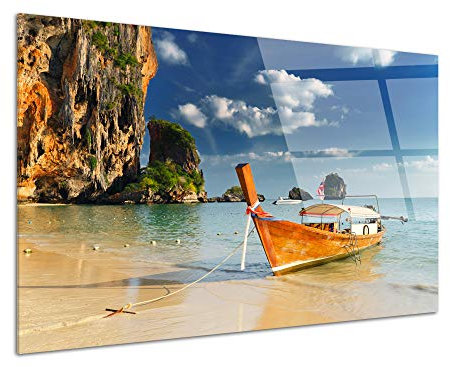 DECLINA, cadre photo, impression verre acrylique, tableau mural, paysage tropical, décoration murale, art décoratif, tableau photo, décoration intérieure, cadeau design