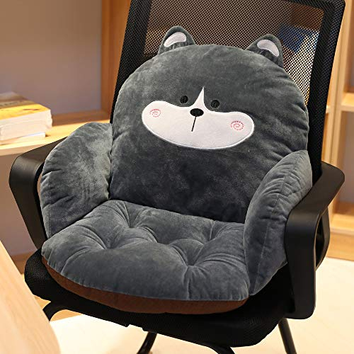 Sitzkissen Stuhl Rückenkissen Unterstützung Waschbar Kissen mit Rückenlehne für Stühle/Bürostuhl/Essensstuhl/Sofa/Spiel Stuhl