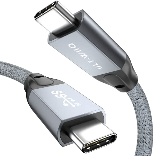 USB C Kabel Kurz 30cm, 20Gbps 100W 240W Type-C 3.2 Gen2x2 Datenkabel PD 3.1 EPR Schnelllade, 4K@144Hz 2K@240Hz Monitor Kabel für Laptop, Handy, Tablet, SSD, Power Bank, Steam Deck