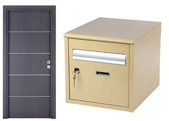 Targhetta per cassetta postale o porta personalizzabile con testo e/o logo - Targa in PVC 10 cm x 2,5 cm - Targhetta nominativa o logo personalizzabile - Colori a scelta