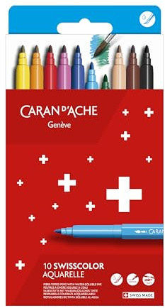 Caran d'Ache SWISSCOLOR filtpennor/fiberpennor – ref. 285-410