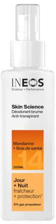 INEOS Brume Deodorant Skin Science Aa Parfum De Mandarine + Bois De Santal 200ml