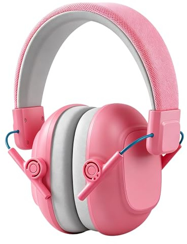 OBEST Cuffie antirumore per bambini con archetto regolabile, protezioni acustiche SNR 26. Cuffie antirumore Studio, ideali per studiare, dormire e suonare uno strumento musicale.
