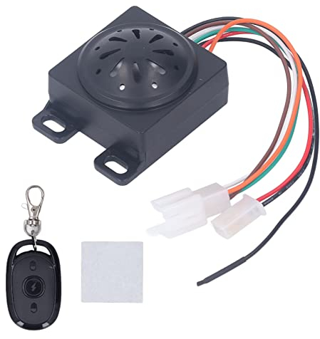 Jenngaoo Elektrofahrradalarm, Elektrofahrrad Diebstahlsicherungsalarm Mit Drahtloser Fernbedienung Für Elektroroller Dreiradfahrrad Sicherheitsalarm