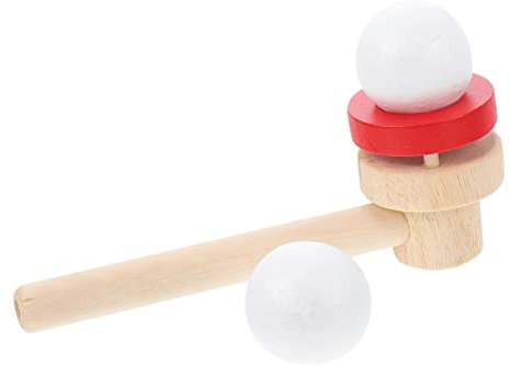 1 Juego De Máquina De Soplado De Bolas Suspendidas Juguetes Orbes Flotantes Bolas De Soplado Divertidas Juguetes para Ejercicio De Respiración De o En Suspensión VICASKY