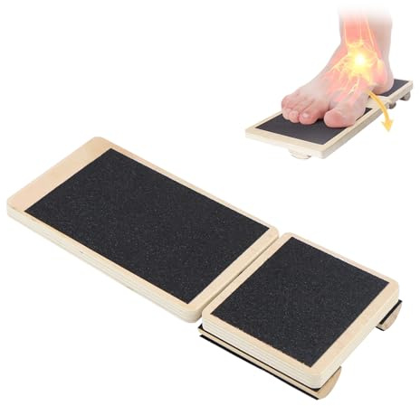 WPPQWP Fußtrainer Holz, Einbeiniges Balance Board, Sprunggelenk-Krafttraining, Beinachsentraining, Steigerung der Fußstärke und Stabilität, Prävention von Gelenkschmerzen, Physiotherapie-Tools
