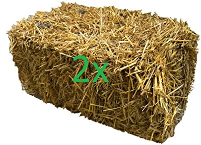 Weizenstroh 2 Ballen je ca. 12 kg aus dem Rheinland in bester Qualität von Heukönig