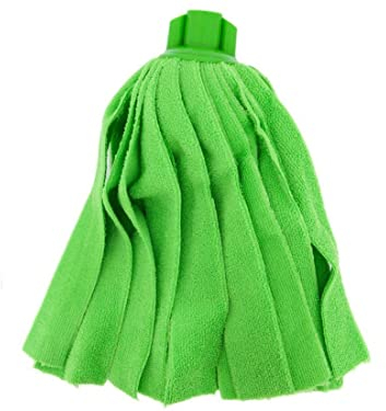 PAMEX - Fregona Microfibra Tiras Colores 155g (Verde)