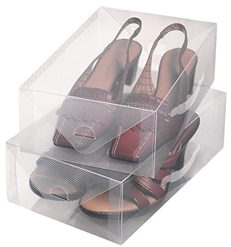 Ordinett Set 2 Porta Scarpe L Top Class, Bianco, Medio