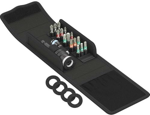 Wera 05134021001 Terrassenbau-Set T 1, Terassenbau Werkzeug-Satz, 17-teilig