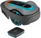 Gardena Smart SILENO city robot lawn mower 500 m² Set: Innovative LONA AI technology, adjustment via app, SensorControl, for slopes up to 35%, smart gateway, UK-Version (19602-68)