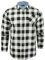 BRAVE SOUL Mens Jack Long Sleeve Check Shirt-White-M