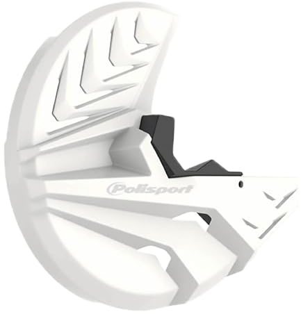 POLISPORT 8157500001 - Protector de disco & horquilla inferior fabricado en polipropileno resistente a los impactos y a la abrasión compatible con motocicletas KAWASAKI en color Negro