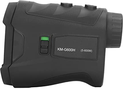 Qcwwy Entfernungsmesser, 600 m Winkelkalibrierung, Jagd-Entfernungsmesser für Outdoor-Sportarten (schwarz)