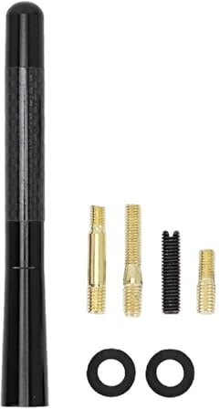 Bilantenn, 4,7 Tum Universal Car Roof Radio Antenn Dekoration Passar För Mini Cooper S JCW R55 R56 R57 R60