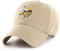 '47 NFL Minnesota Vikings Clean Up Unisex-Baseballkappe, Verstellbarer Riemenverschluss, Einheitsgröße, Team Logo, Farbe Khaki