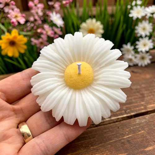 detalles boda para invitados, juego de margaritas velas personalizadas regalos originales para invitados de bodas, recuerdos comunion bautizo de boda (juego de 100)