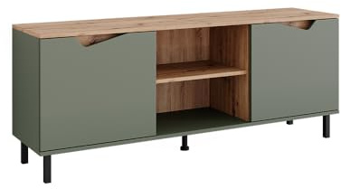 Vicco Lowboard Marelle, Grün/Artisan, 150 x 60 cm