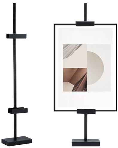 OLYCRAFT 75cm Cavalletto Da Tavolo Regolabile Supporto per Cornice Artistica Regolabile Cavalletti Neri per Esposizione per Cornici Quadri Libri Cartoline Foto Poster Artistici Cartelli