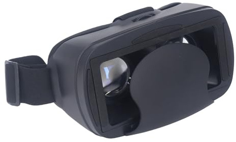 EIMSOAH Virtual Reality Headset HD Anti-blå 3D-glasögon Vidvinkel 120° Panoramavy för Spel Svart